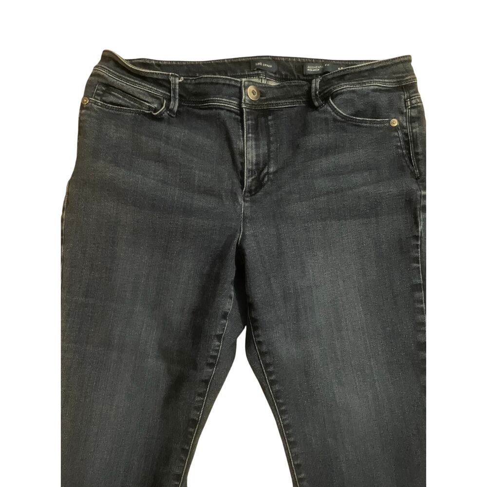 J Jill Denim Women's Jeans Authentic Fit Slim Ankle 14 Petite